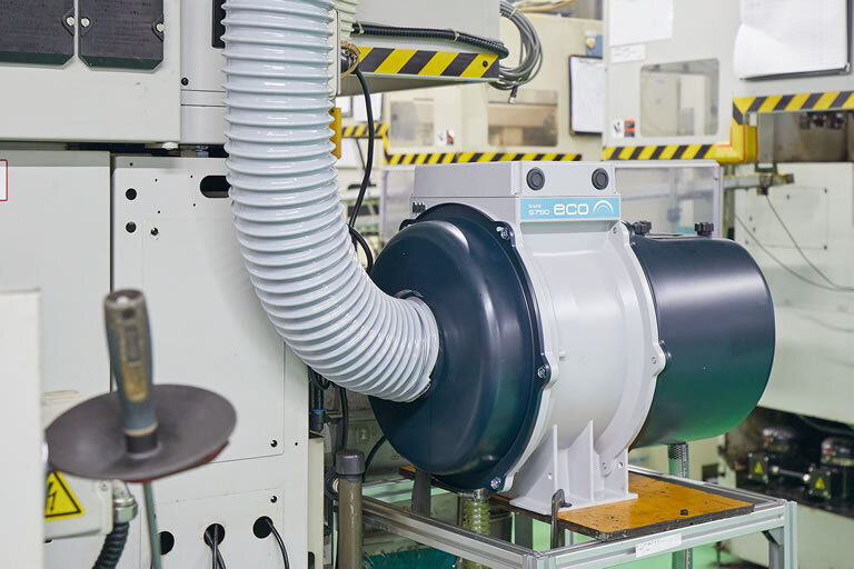 Oil mist collection from NC lathes