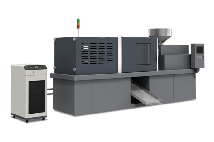 Injection molding machine mold cooling