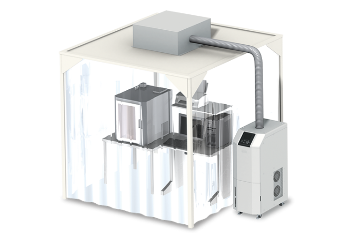 Temperature control for precision inspection equipment