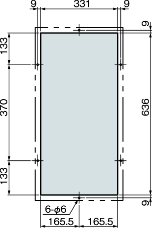 PAU-05FFU installation drawing