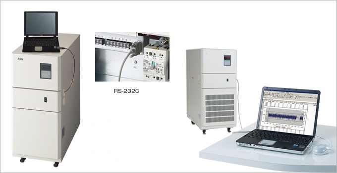 Supports data communication with PLC

